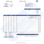 نمونه پیش فاکتور دوربین مداربسته