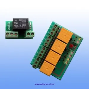 آموزش نحوه اتصال برد تک رله و چهار رله به پنل دزدگیر اماکن