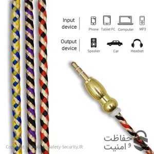 کابل AUX سر فلزی 3